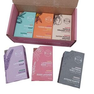 Crate 61 For Her 6-Pack Soap Bundle Handmade Natural Bar Soap Set 24oz Canada